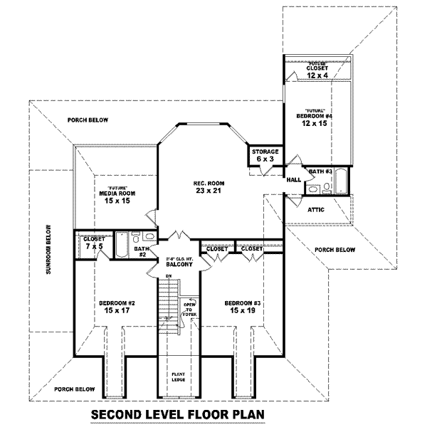 upper floor house blueprint