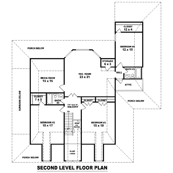 upper floor house blueprint