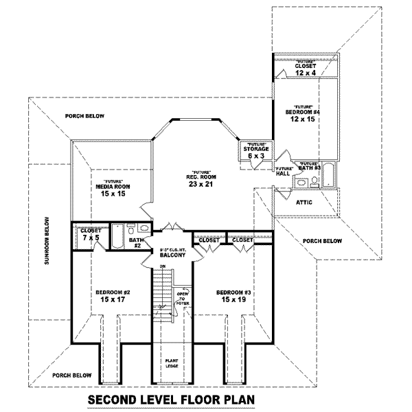 upper floor house blueprint