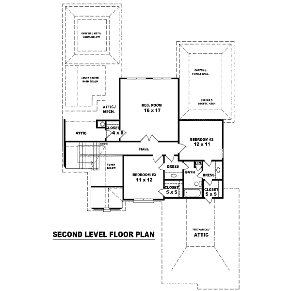 upper floor house blueprint