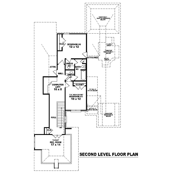 upper floor house blueprint