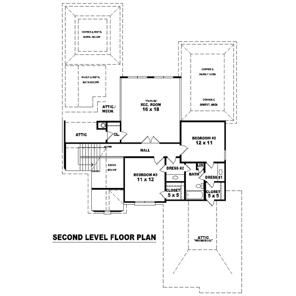 upper floor house blueprint