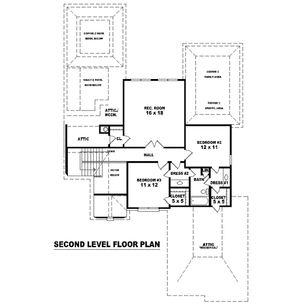 upper floor house blueprint
