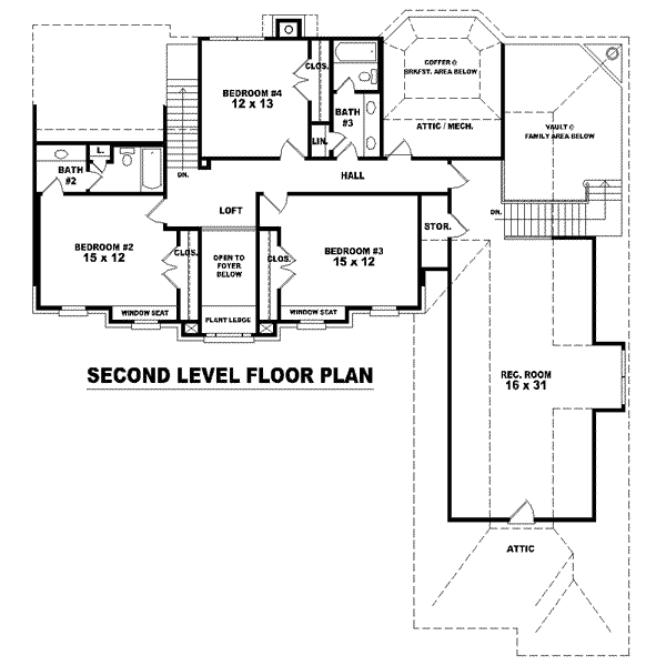 upper floor house blueprint