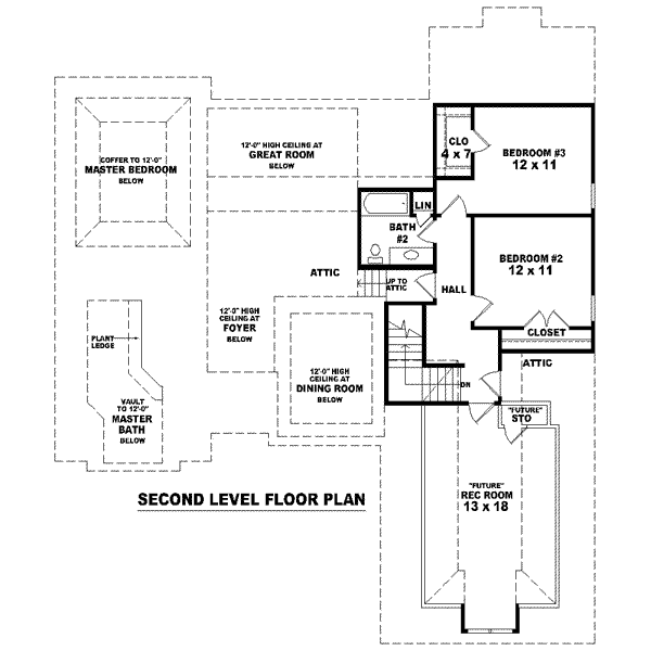 upper floor house blueprint