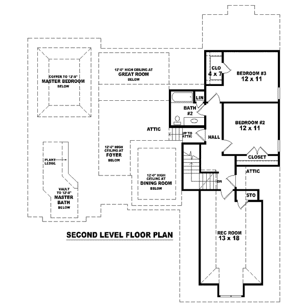 upper floor house blueprint