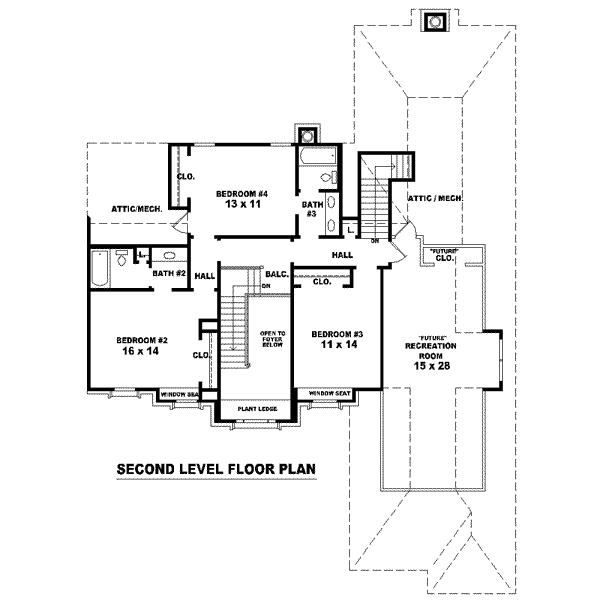 upper floor house blueprint