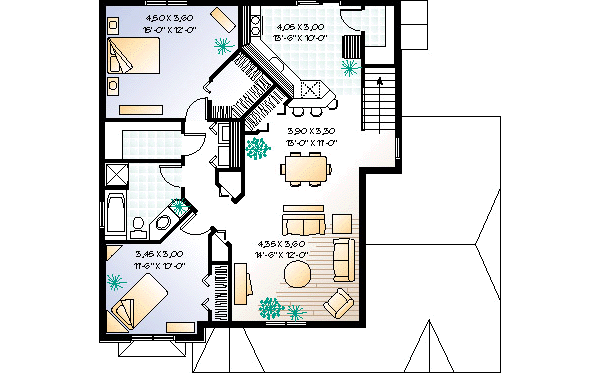 upper floor house blueprint