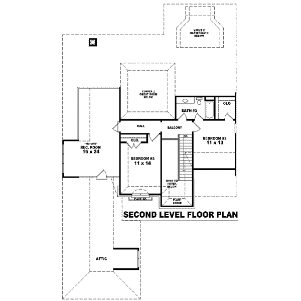 upper floor house blueprint