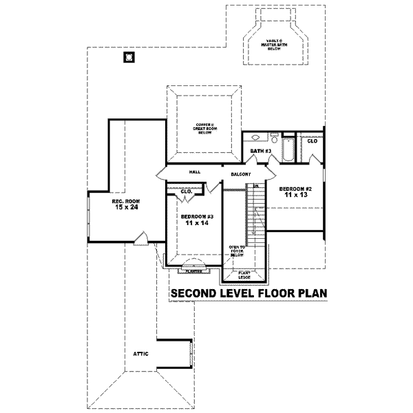 upper floor house blueprint