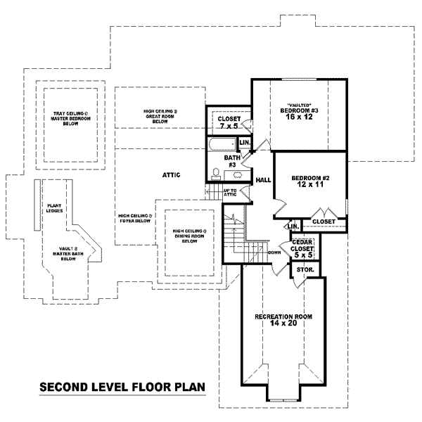 upper floor house blueprint