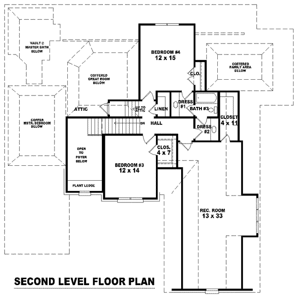 upper floor house blueprint