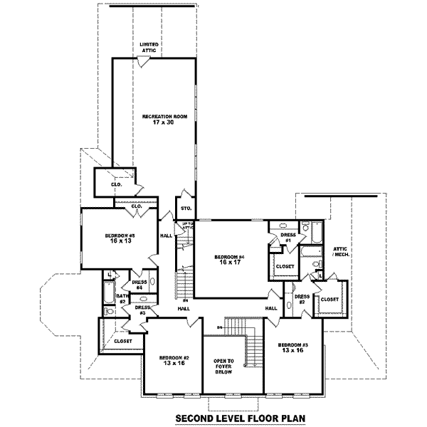upper floor house blueprint