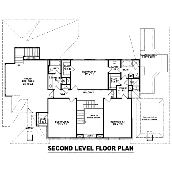 upper floor house blueprint