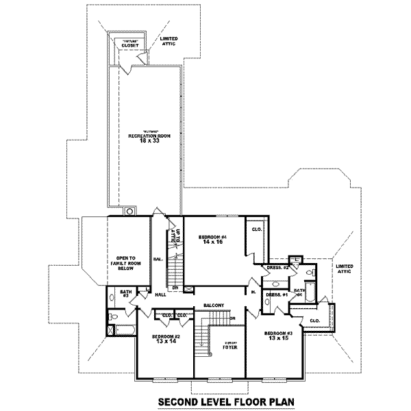 upper floor house blueprint