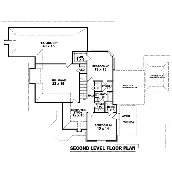 upper floor house blueprint