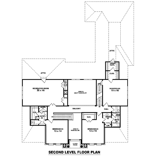 upper floor house blueprint