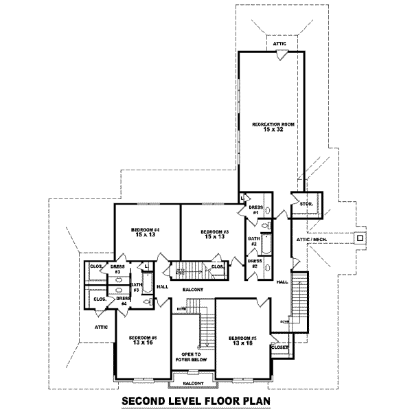 upper floor house blueprint
