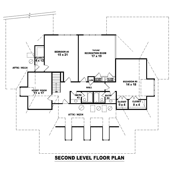 upper floor house blueprint