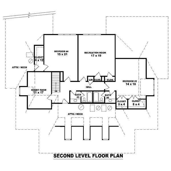 upper floor house blueprint