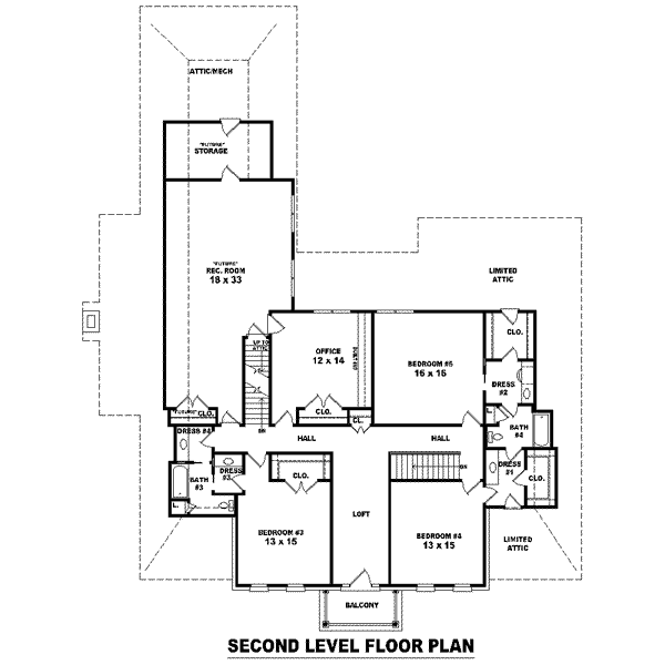 upper floor house blueprint