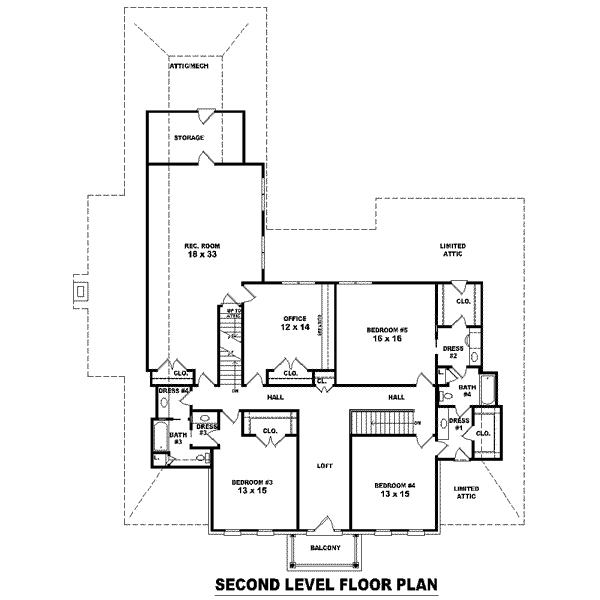 upper floor house blueprint