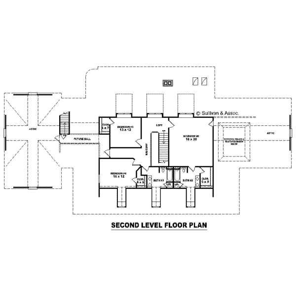 upper floor house blueprint
