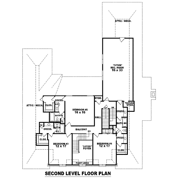 upper floor house blueprint