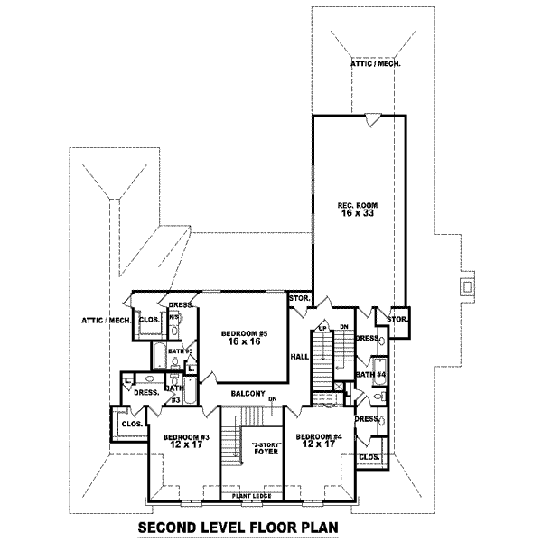 upper floor house blueprint