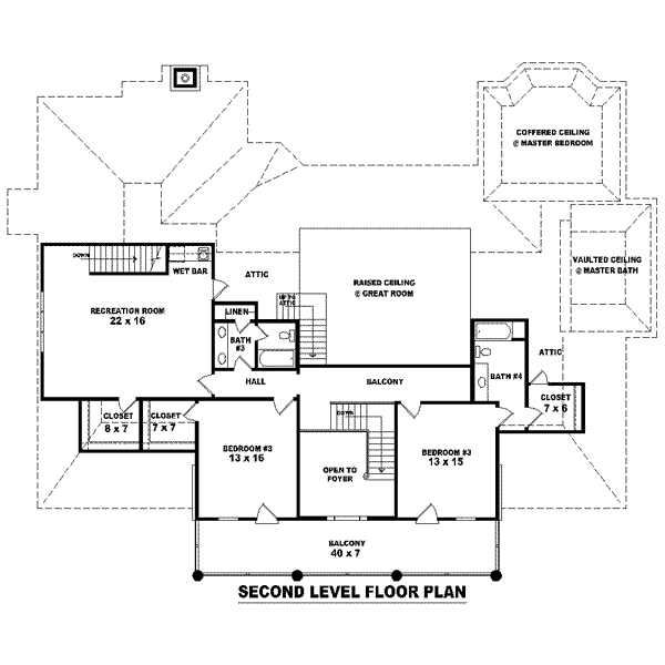 upper floor house blueprint