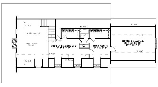 upper floor house blueprint