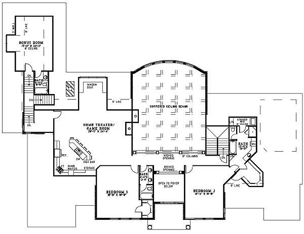upper floor house blueprint