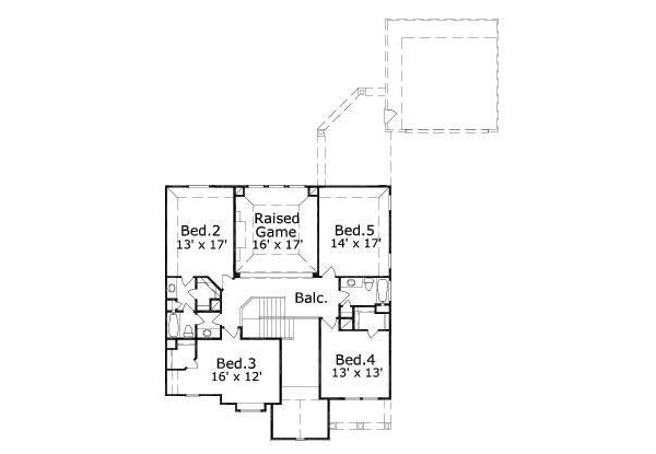 upper floor house blueprint