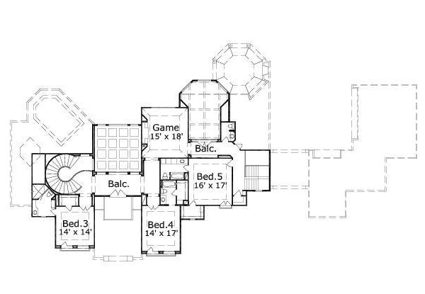 upper floor house blueprint
