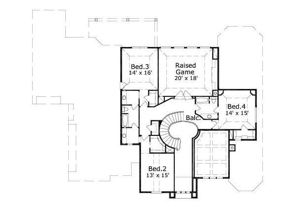 upper floor house blueprint