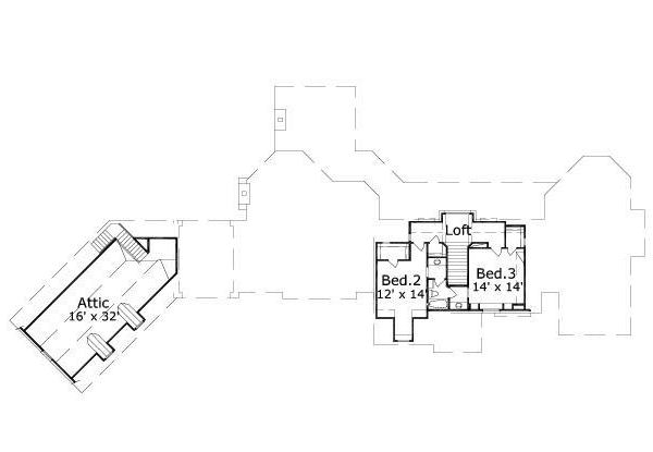 upper floor house blueprint