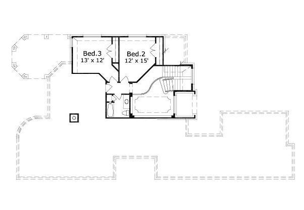 upper floor house blueprint