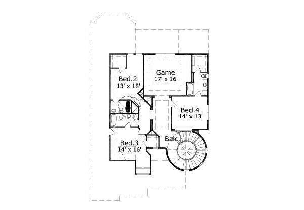 upper floor house blueprint