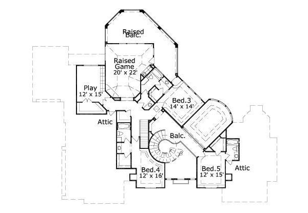 upper floor house blueprint