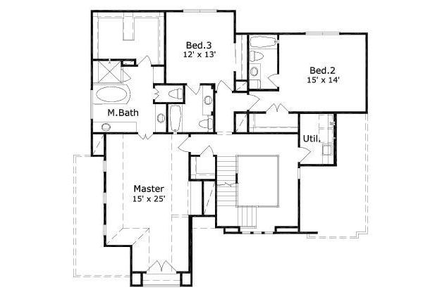 upper floor house blueprint