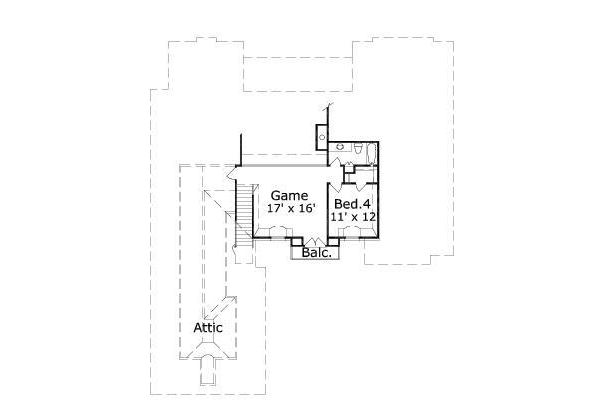 upper floor house blueprint