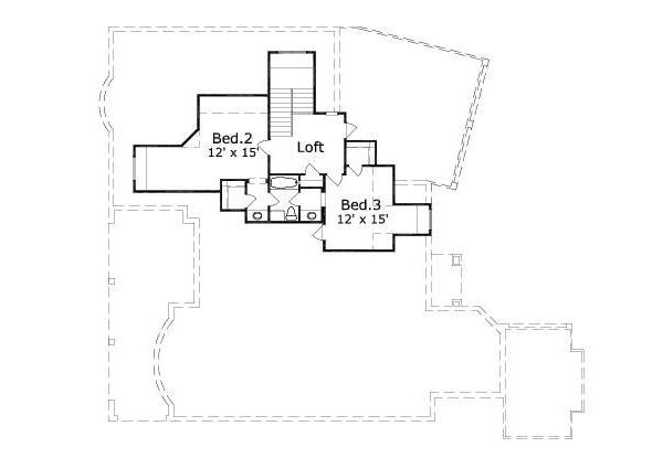 upper floor house blueprint