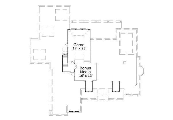 upper floor house blueprint