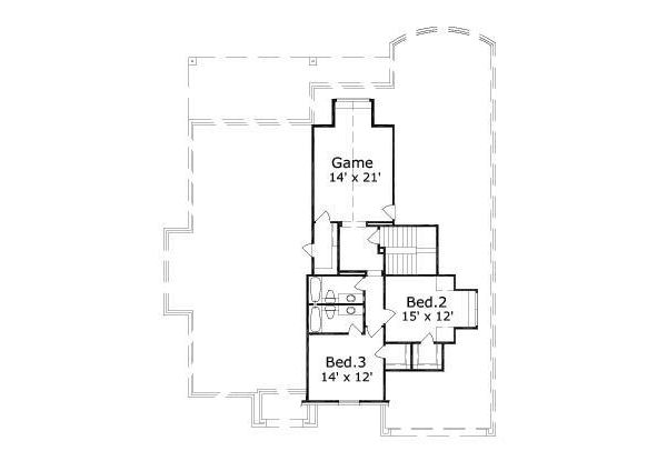 upper floor house blueprint