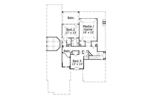 upper floor house blueprint