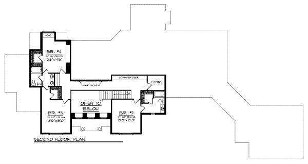 upper floor house blueprint