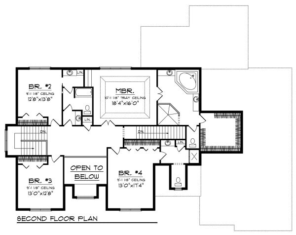 upper floor house blueprint
