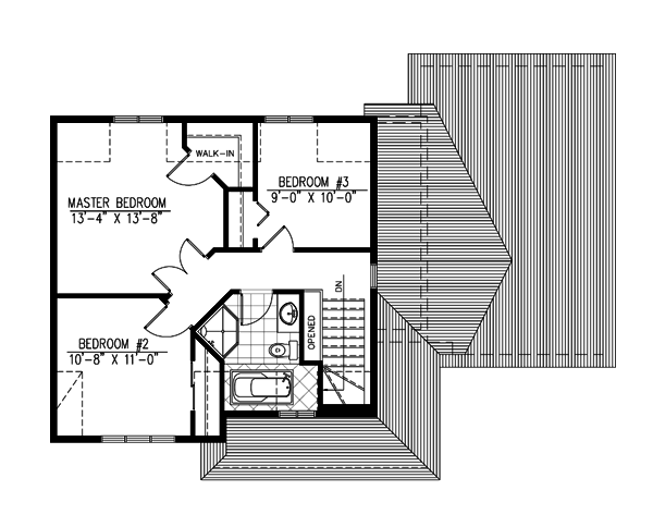 upper floor house blueprint