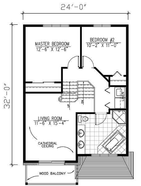upper floor house blueprint
