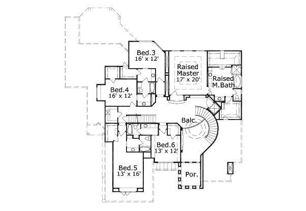 upper floor house blueprint